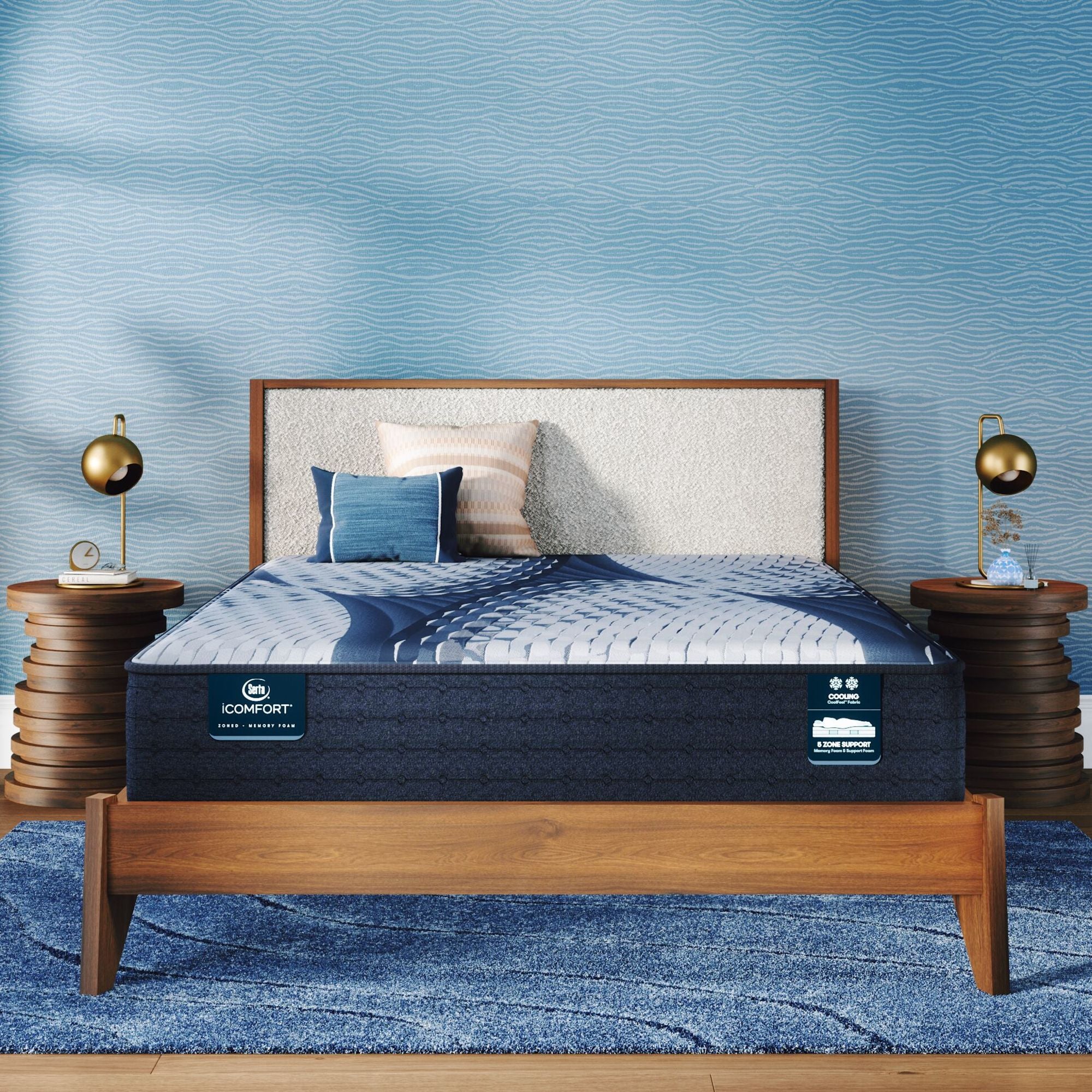 iComfort Aveda 12" Memory Foam Medium Mattress