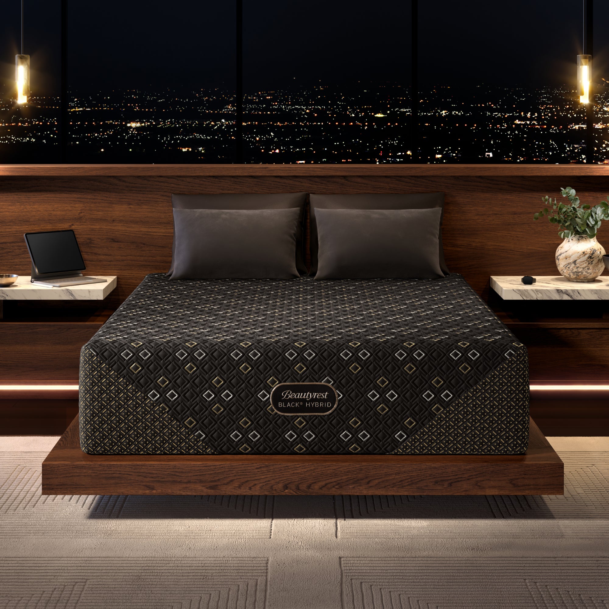 Beautyrest Black Hybrid Series Five XCS 15" Plush Mattress