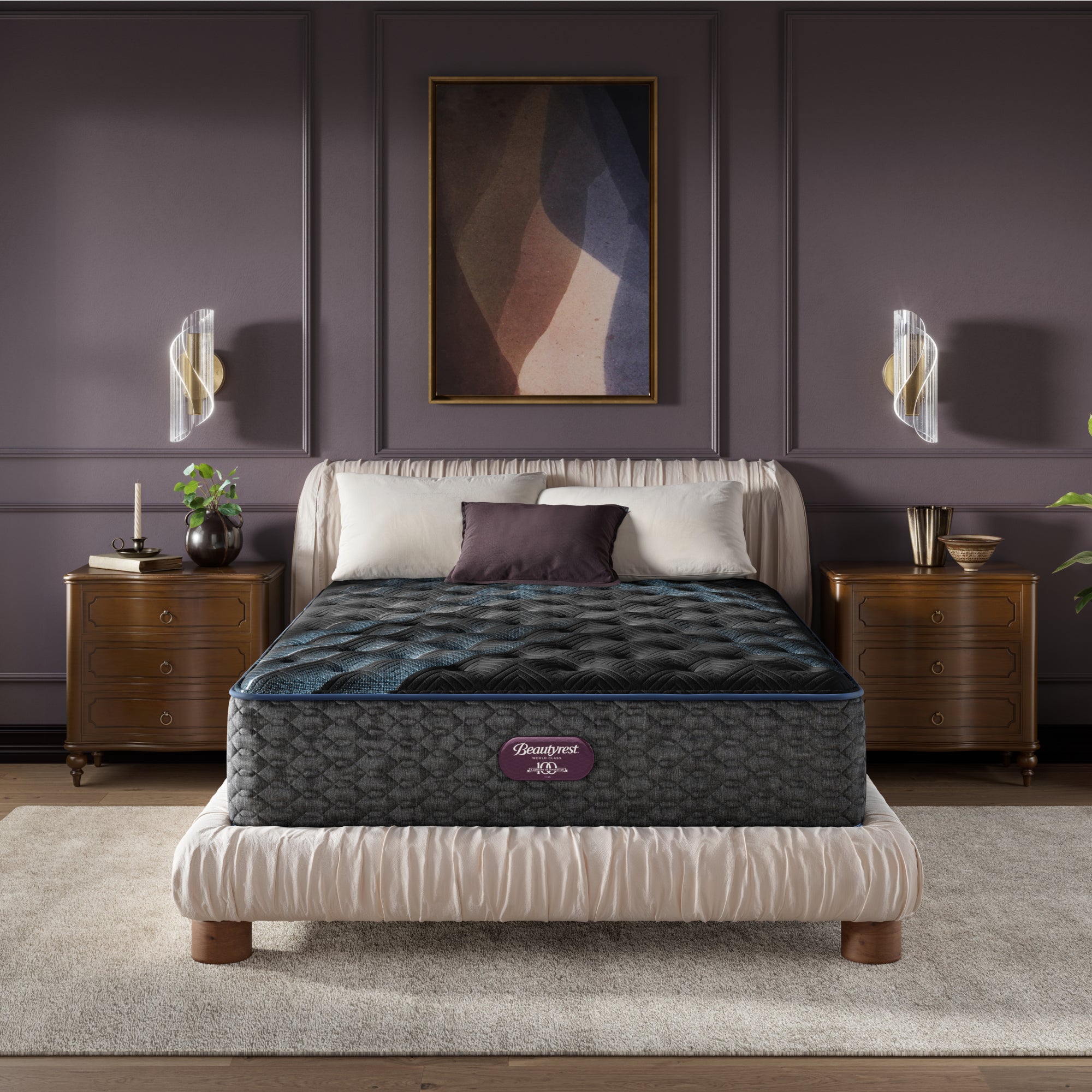 Beautyrest World Class Level Four Plush Mattress Set