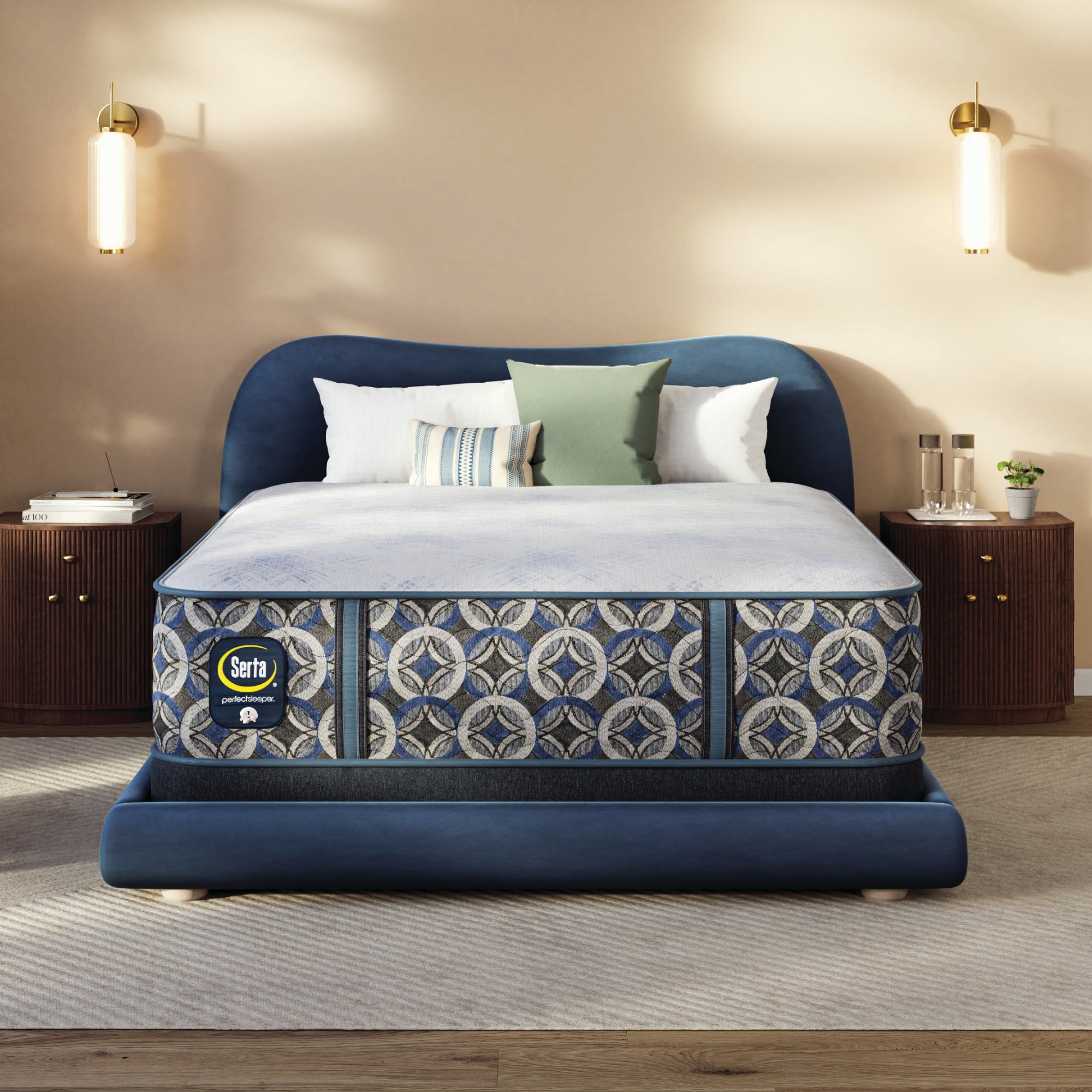 Perfect Sleeper Cascade Bluff 13.5" Hybrid Medium Mattress