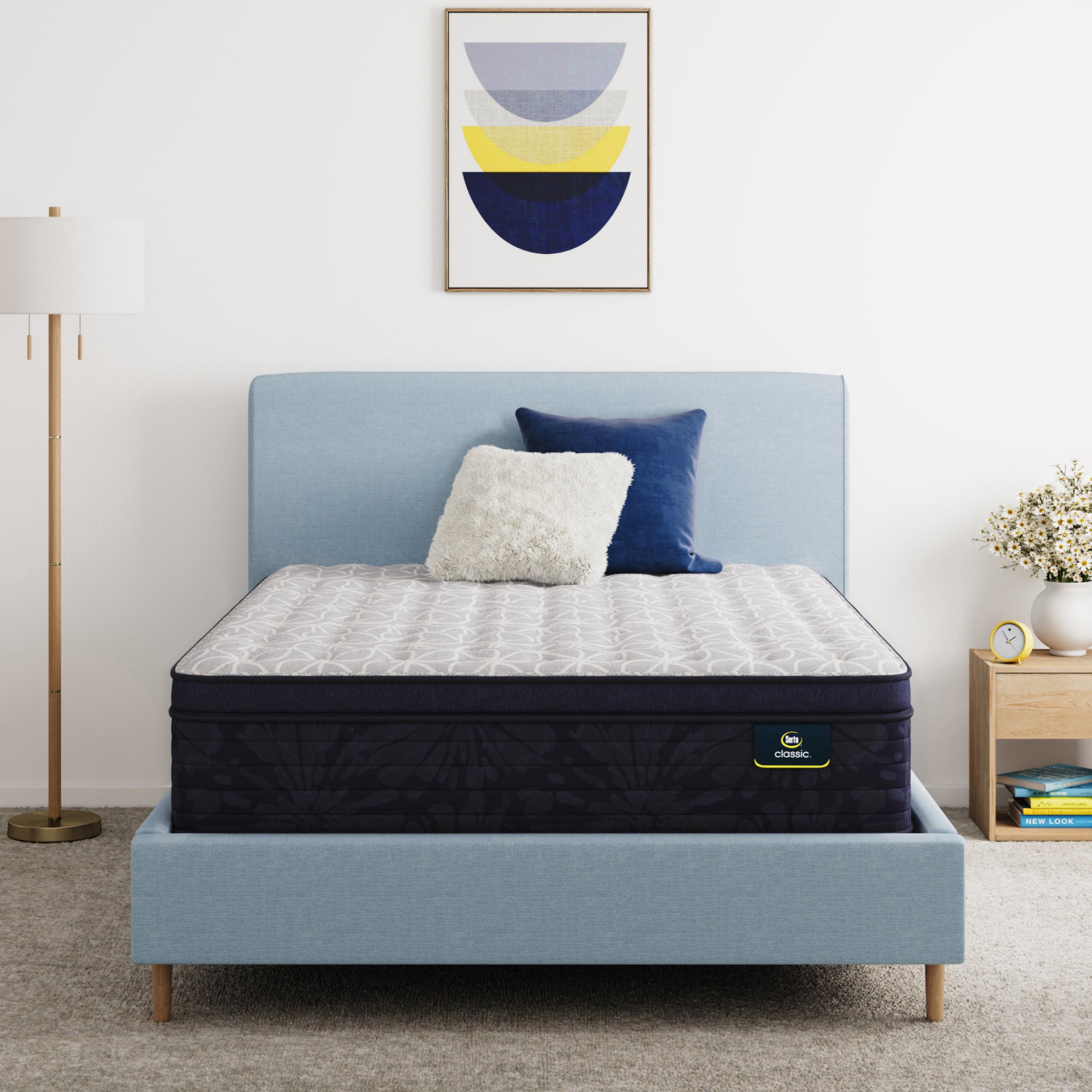 Clarks Hill Elite II 14.5" Plush Pillow Top Mattress Adjustable Base Set