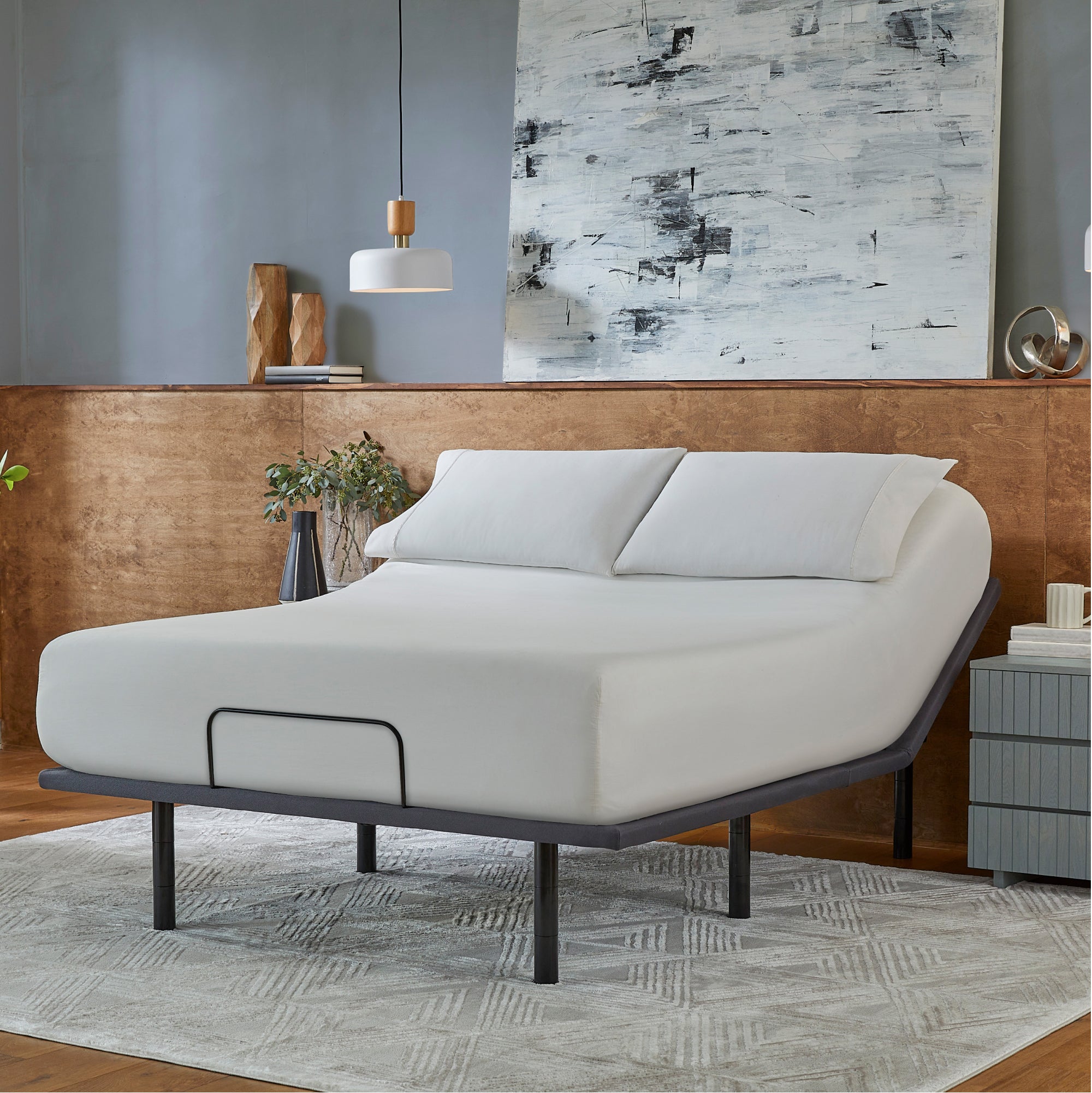 Beautyrest baselogic Silver Adjustable Base -Cal Split