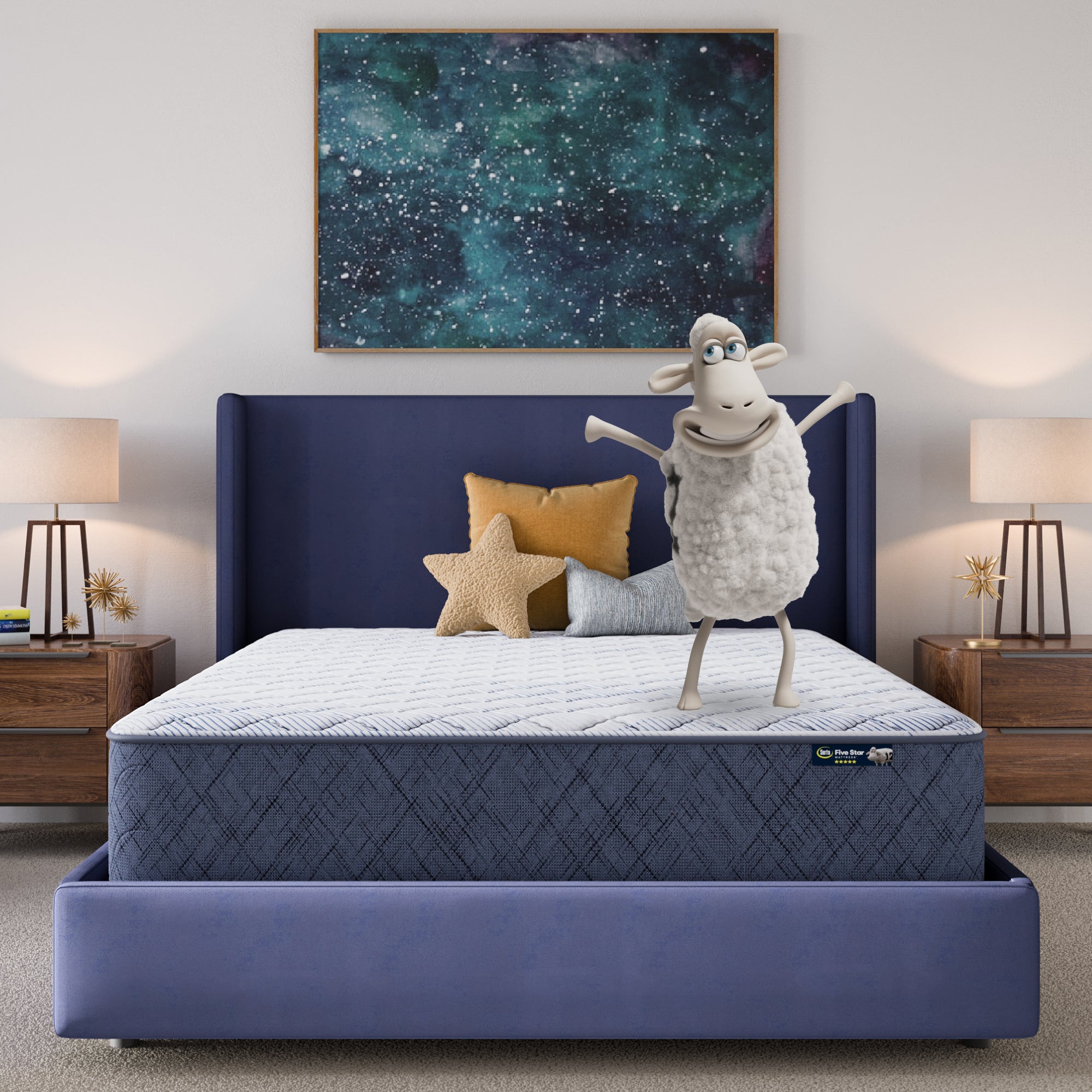 Five Star Mattress Calming Seas 12" Firm Mattress in a Box