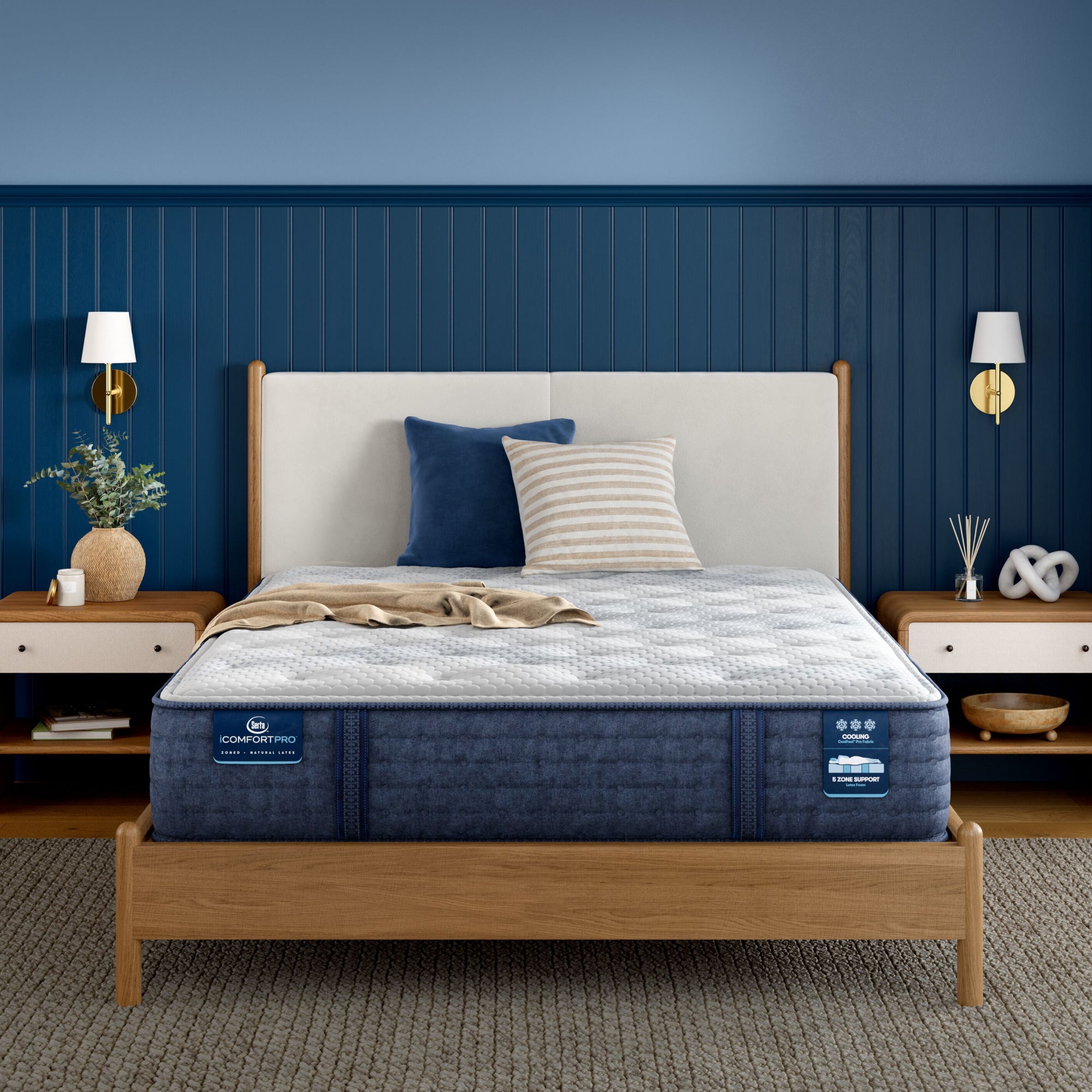 iComfortPro Ambrose 13" Latex Foam Plush Mattress