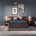 Beautyrest World Class Level Three Medium Pillow Top Mattress Low Profile Set