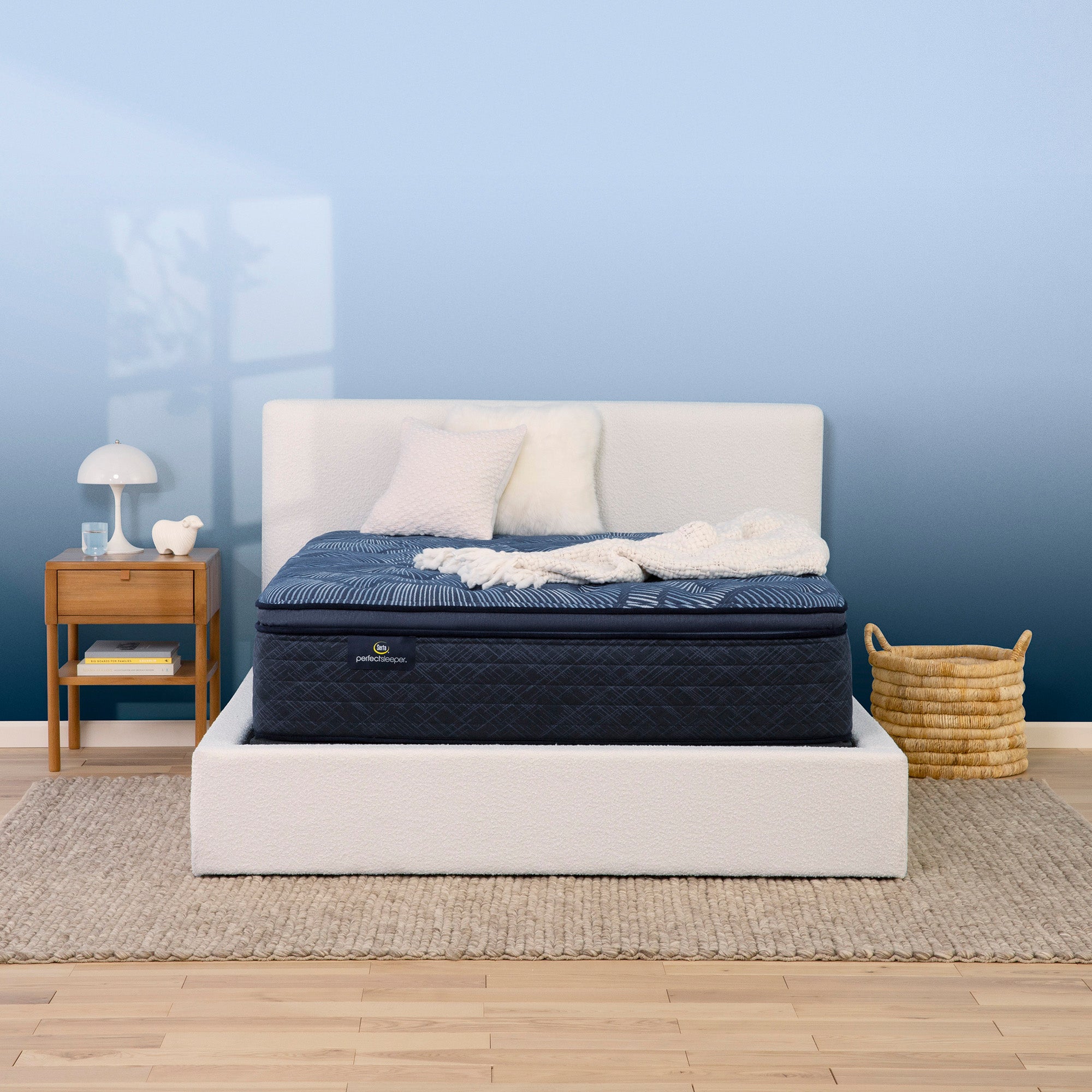 Perfect Sleeper Cobalt Calm 15" Plush Pillow Top Mattress