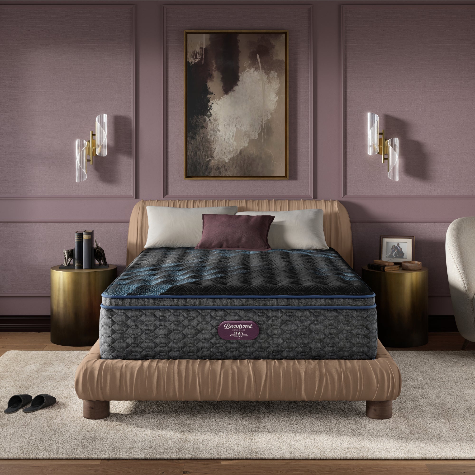 Beautyrest World Class Level Four Firm Pillow Top Mattress -Cal