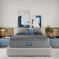 Beautyrest Regal Sleep Plush Pillow Top Mattress Low Profile Set
