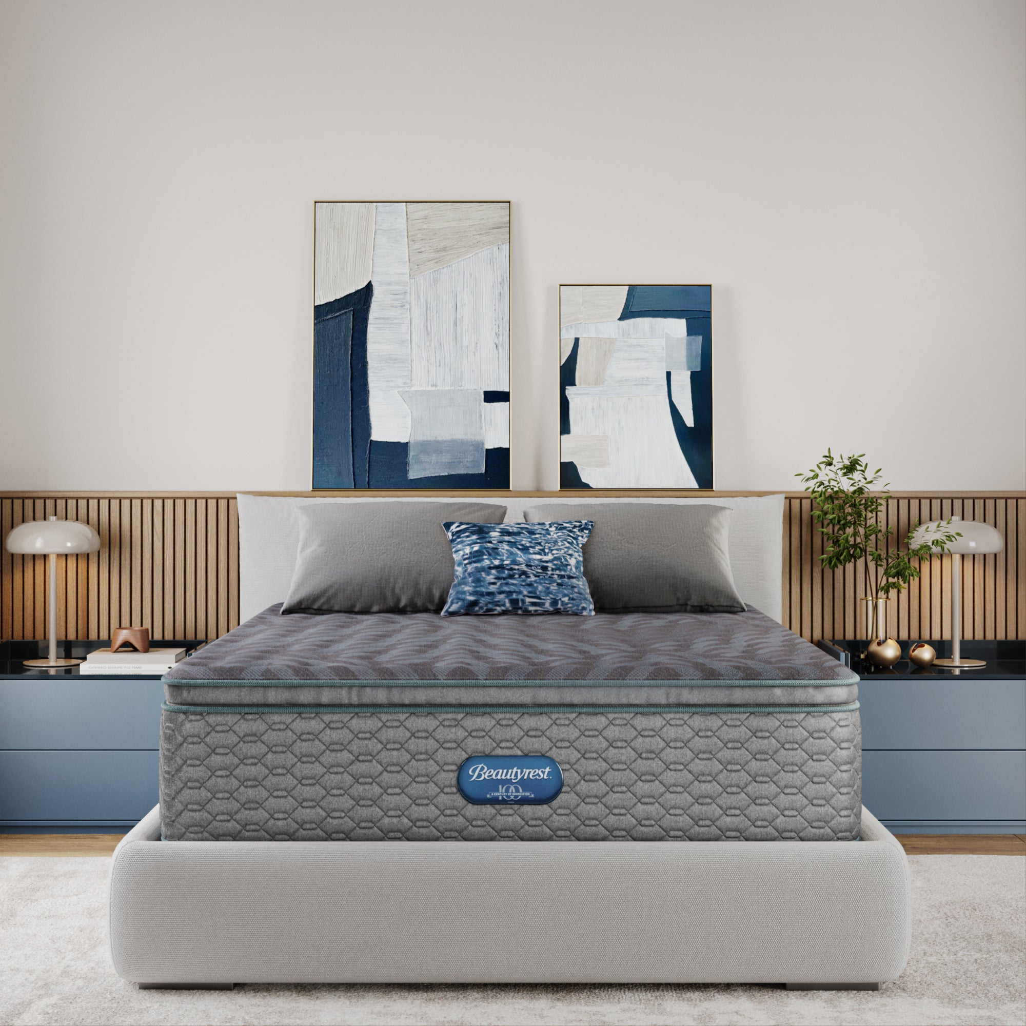 Beautyrest Regal Sleep Medium Firm Pillow Top Mattress Set -Cal