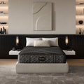 Beautyrest Black® Series One 12.5" Hybrid Plush Mattress Low Profile Set -Cal Split