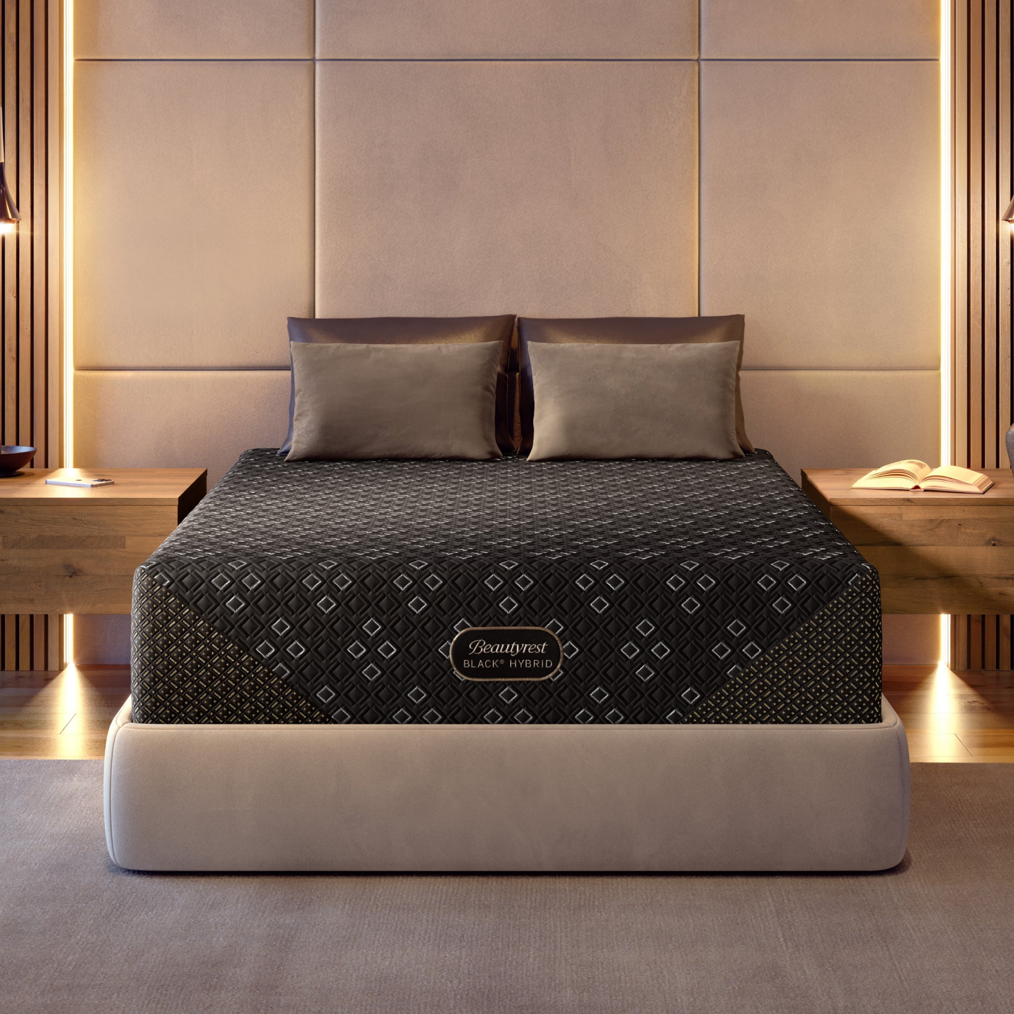 Beautyrest Black Hybrid Series Three XCS 14.5" Medium Mattress - Split Head